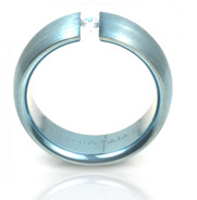 TATIAS Color Inlay Titanium Ring